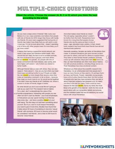 B2 first reading part 5