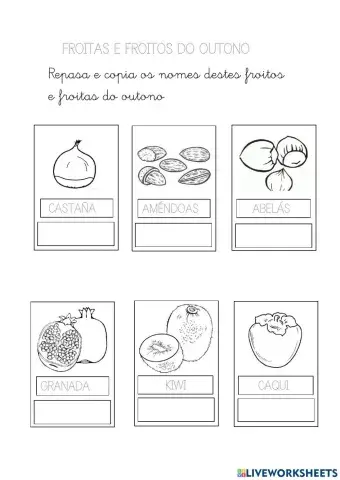 Froitos e froitas do outono 1