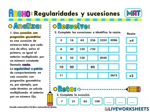 Matematicas sucesiones