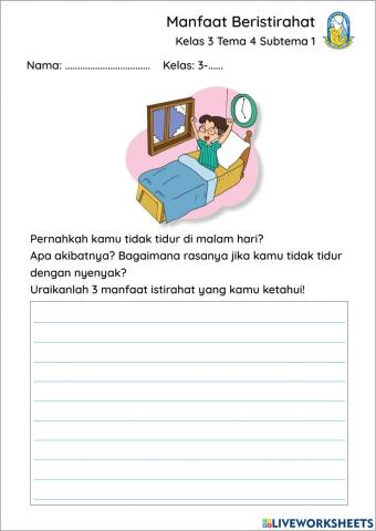 Manfaat Beristirahat