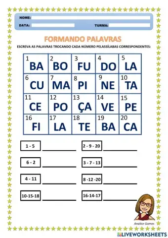 Formando Palavras