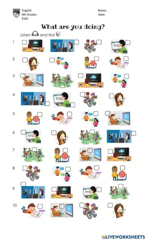 6° LUNES 04 OCT LISTENING