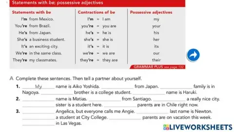 Interchange 1 - activity 1