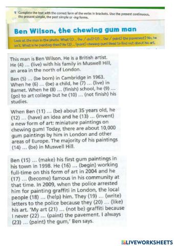 R-C the chewing gum man