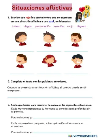 Emociones aflictivas