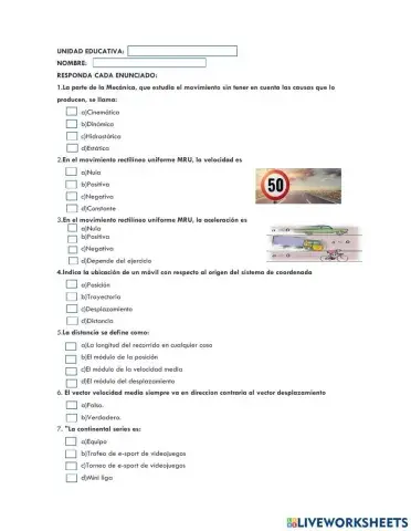 Conceptos basicos cinematica