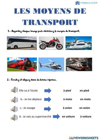 Moyens de transport