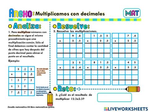 Multiplicaciones