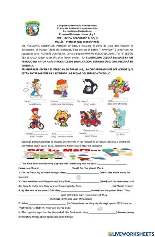 Present continuos and Future continuos