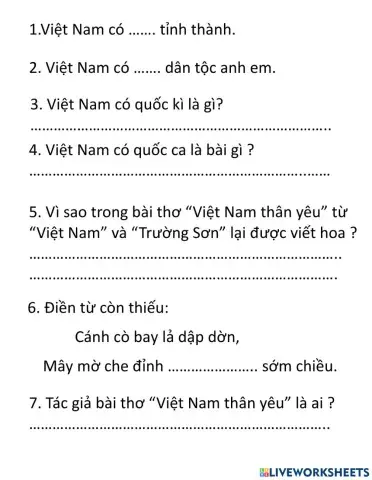Bài chính tả
