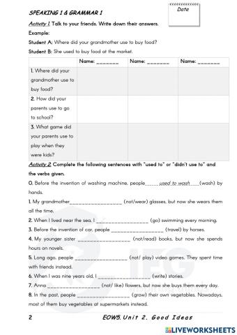 Grade5-IEGbooklet-U2-Gram1Usedto-Review1