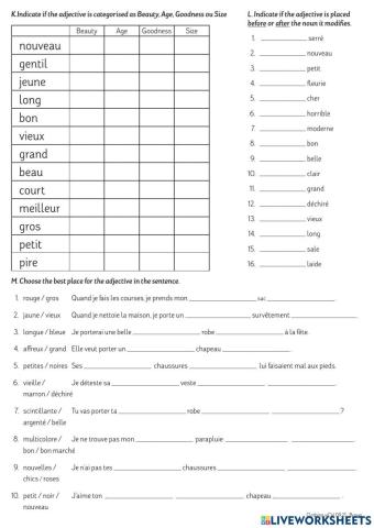 Clothing and Adjectives pp6-7