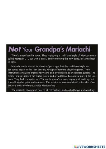 Not your Grandpa's Mariachi