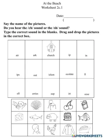 2c.1 Ch Sh Worksheet