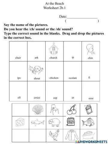 2b.1 Ch Sh Worksheet