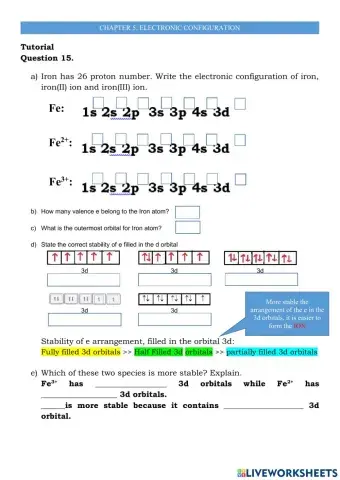 Question 15 Tutorial Chapter 5