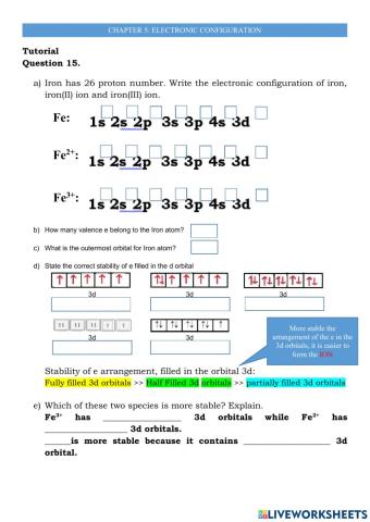 Question 15 Tutorial Chapter 5