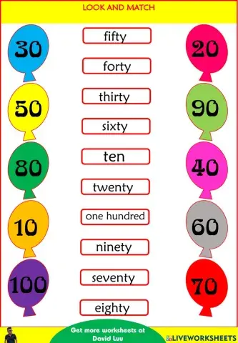 Family and Friends Unit Starter Number