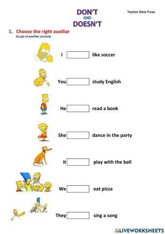 Don't - Doesn't (Version 2)