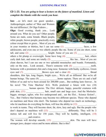 Exam booster B2-Module 1- Listening Practice-I