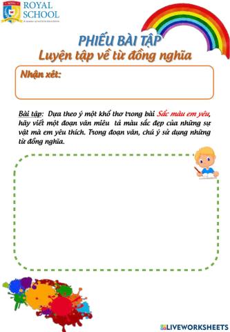 LT TỪ ĐỒNG NGHĨA (tt)