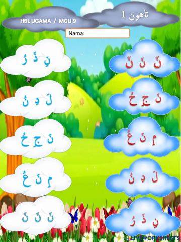 Huruf Hijaiah Bersambung