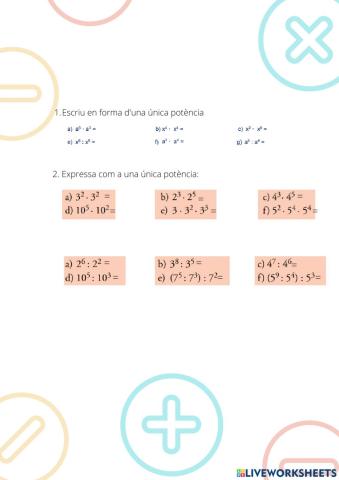 Propietats de les potències 1