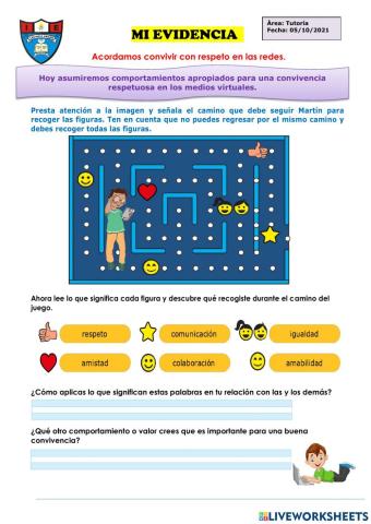 Acordamos convivir con respeto en las redes.