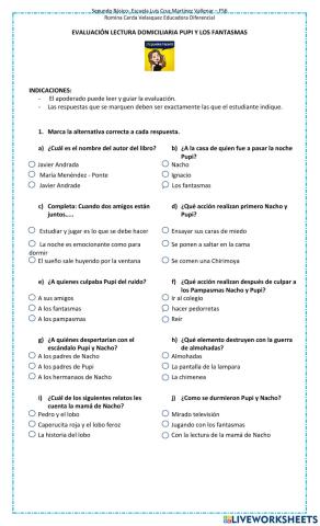 Prueba Pupi y los Fantasmas