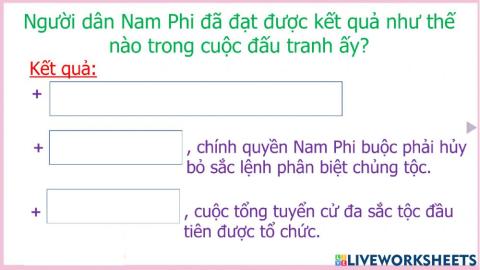 PBT - Tập đọc - Sự sụp đổ của chế độ a-pác-thai