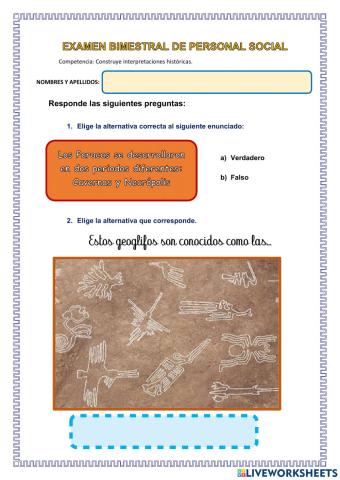 Examen de Personal S.