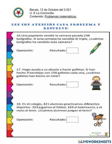 Problemas matemáticos