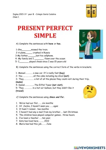 Present Perfect Simple