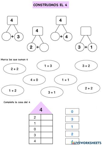 Descomposición del 4