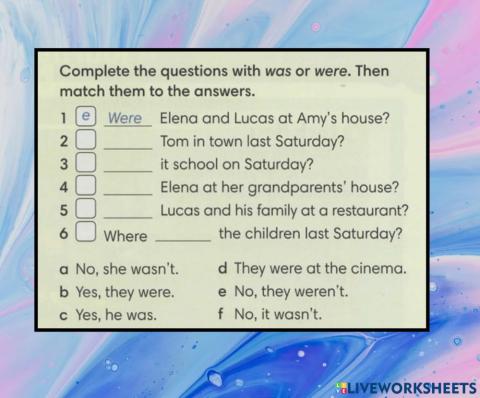 Past simple go getter 2