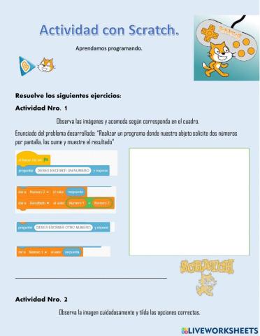 Actividad con Scratch