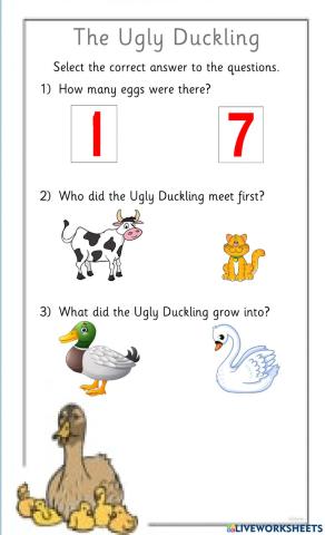 The Ugly Duckling Comprehension