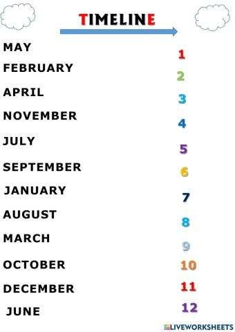 Ordina i mesi dell'anno