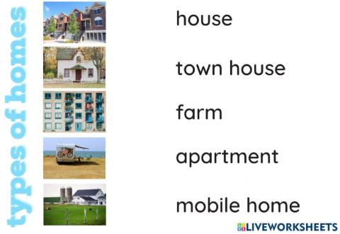 Types of homes