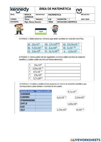 Notación científica