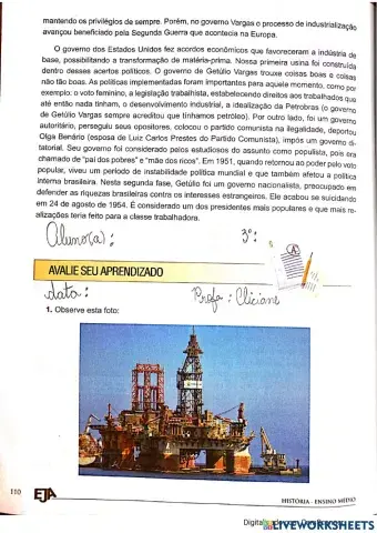 O Brasil da primeira metade do século xx.