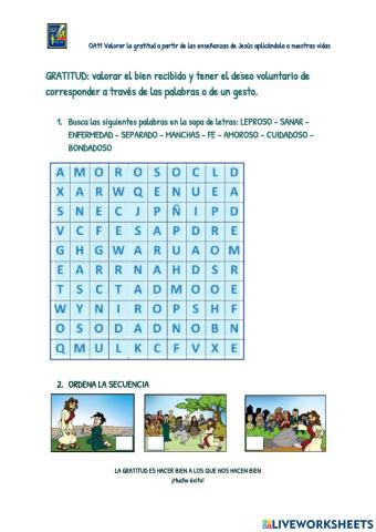 Gratitud - los 10 leprosos