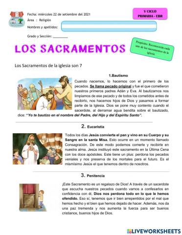 Los sacramentos
