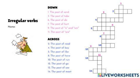 Irregular verbs practice (beep 6)