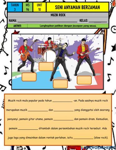 MZ Tahun 3 - Unit 10 Muzik Rock