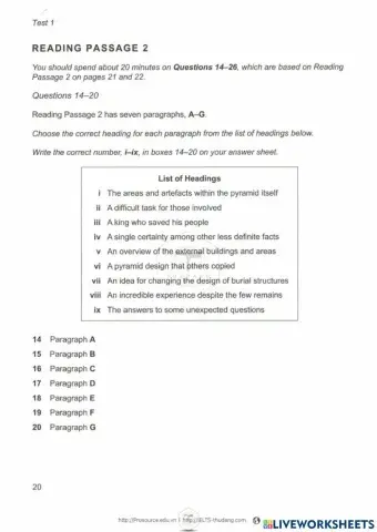 Cambridge 16- test 1-part 2