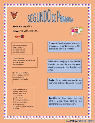 Poema, copla,,,