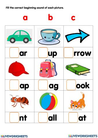 A,b,c phonics