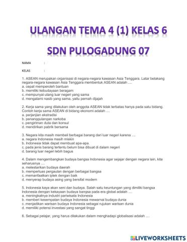 Ulangan tema 4 muatan ips
