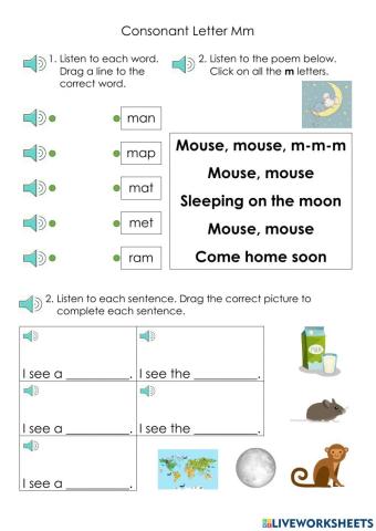 Consonant Letter Mm